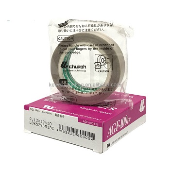 Băng dính chịu nhiệt PTFE CHUKOH AGF-100FR 0.18mmx19mm